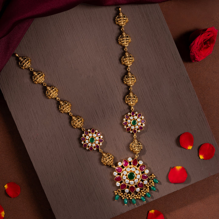 Vaijayanti Ruby Short Necklace