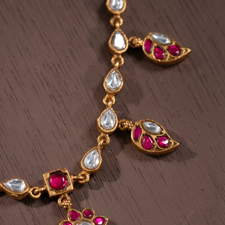 Ruby Gulmohar Short Necklace