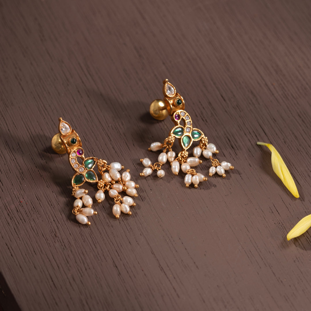 Mayura Pearl Ensemble Necklace Set