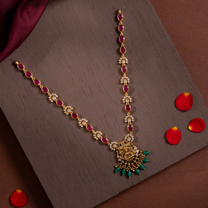 Navamani Vishnu-Patni Short Necklace