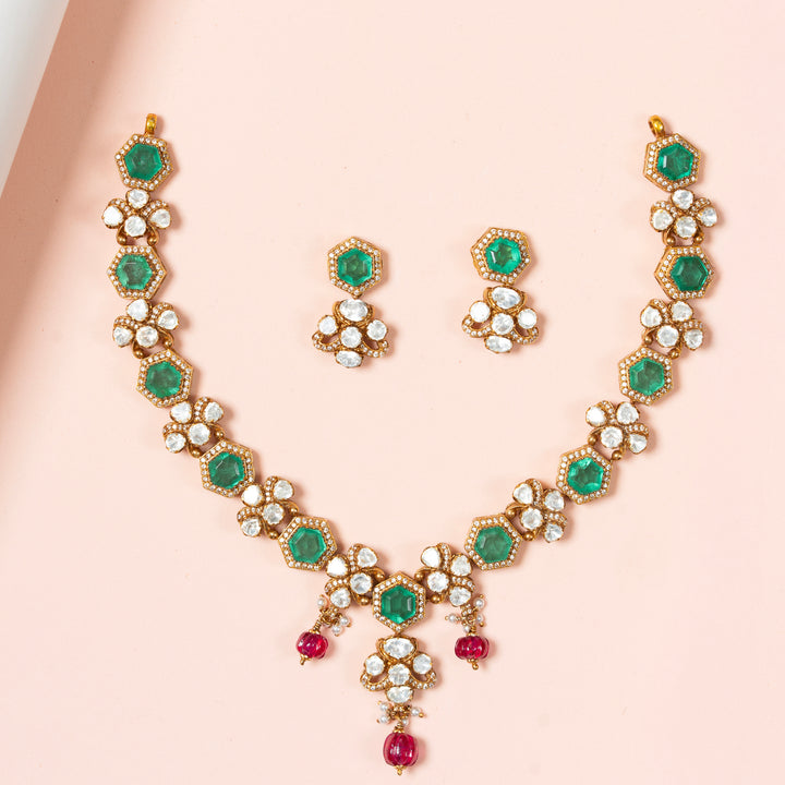 Mosslight Majesty Necklace Set