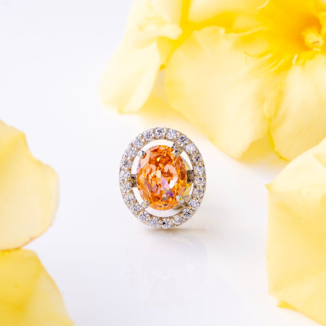 Saffron Spark Studs