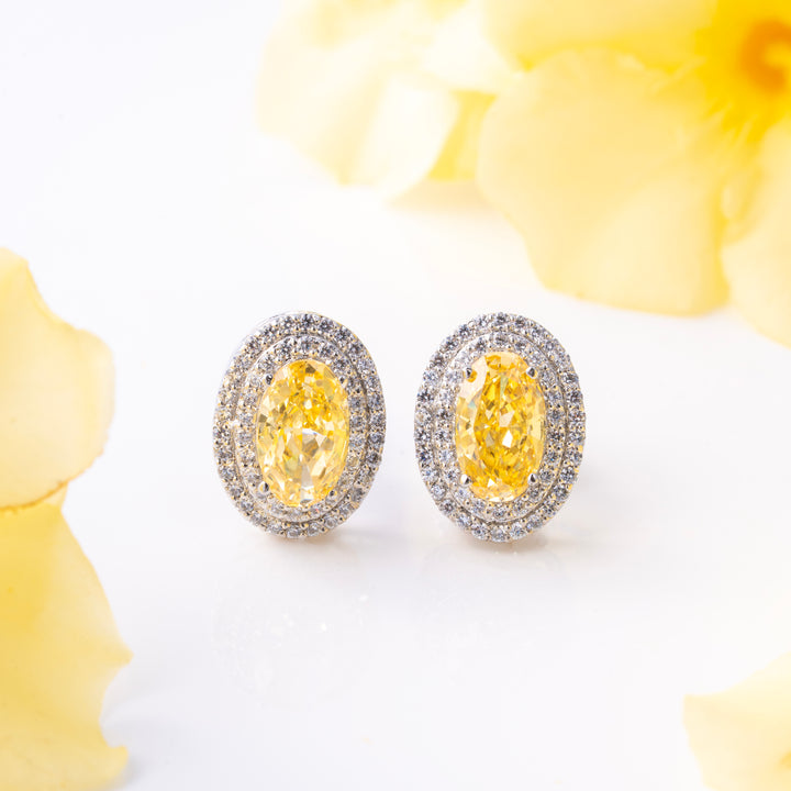 Aurevi Stud Oval Earrings