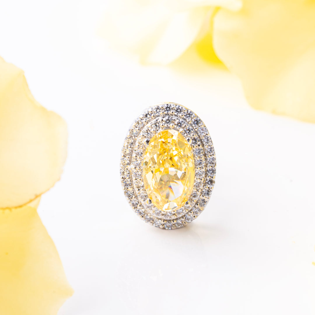 Aurevi Stud Oval Earrings