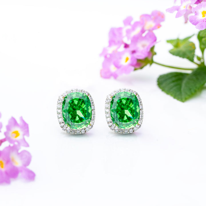 Diamerald Studs