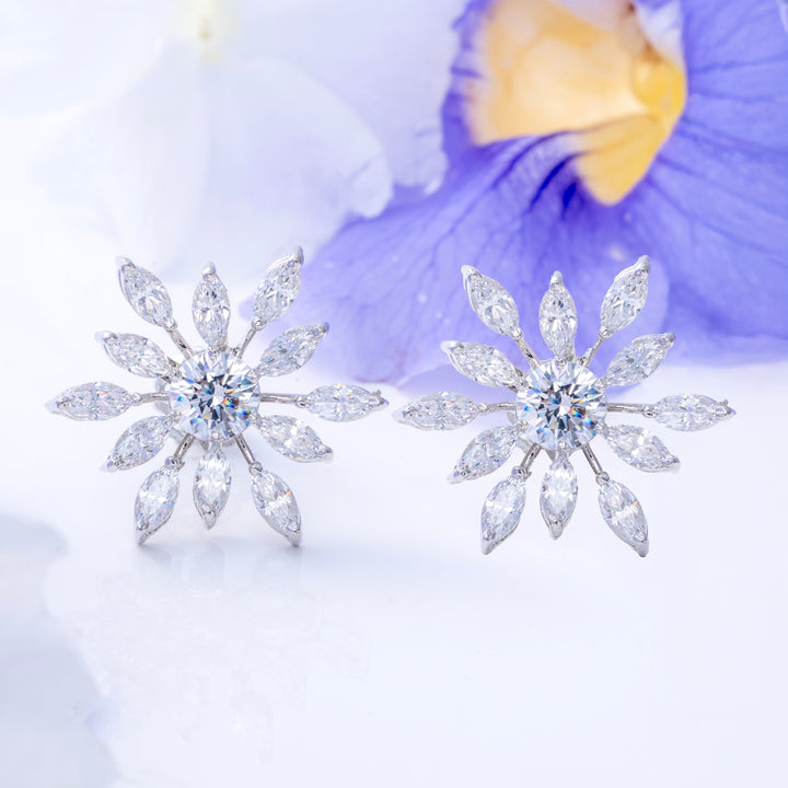 Fleur de Diamant Studs