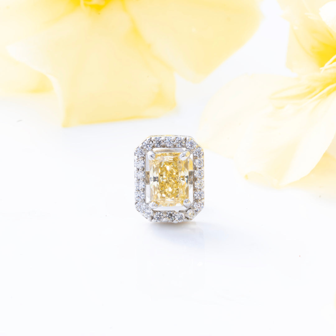 Amber Edge Studs