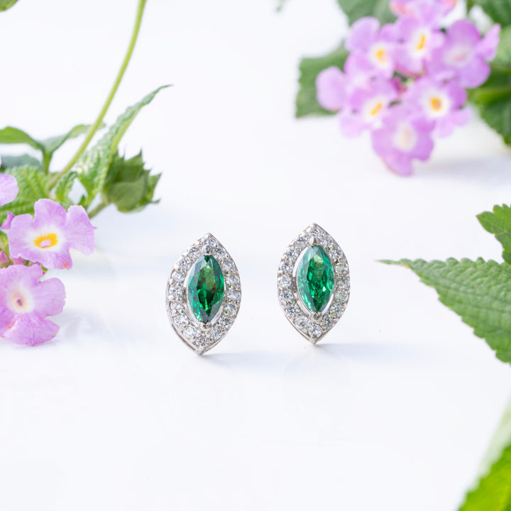 Mystic Marquise Studs