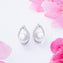 Moon-Drop Pearl Studs