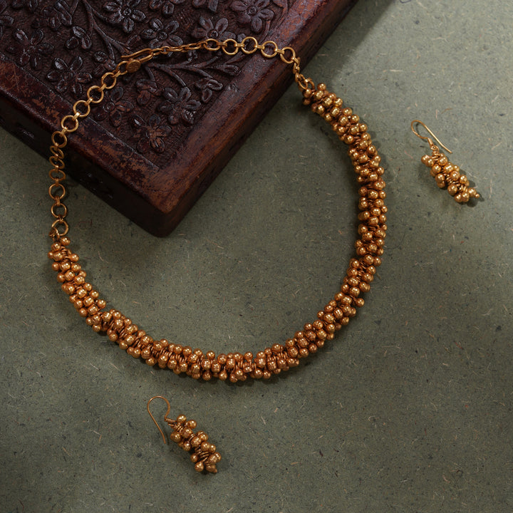 Ghungralia Necklace Set