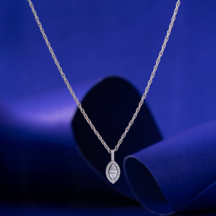 Crystal Crest Chain Pendant