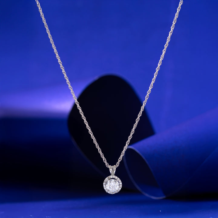 Shimmer Loop Chain Pendant