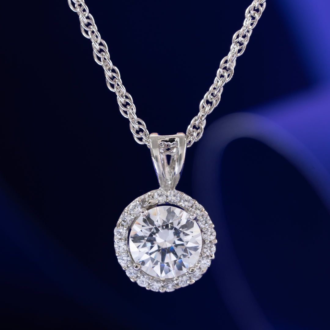 Shimmer Loop Chain Pendant