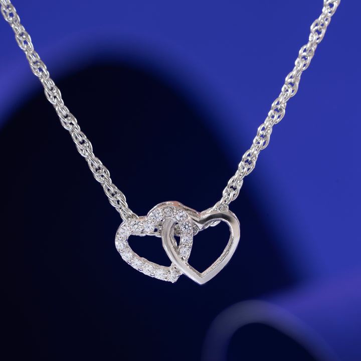 CZ Soulmates Chain Pendant