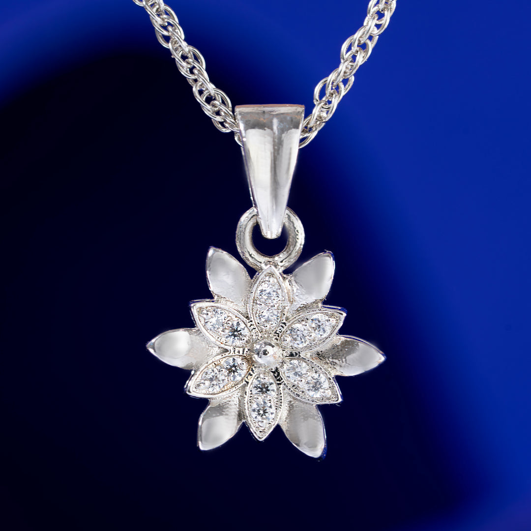Shimmer Daisy Chain Pendant