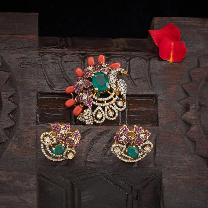 Peafloria Pendant Set