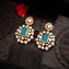 Essenza Emerald Danglers