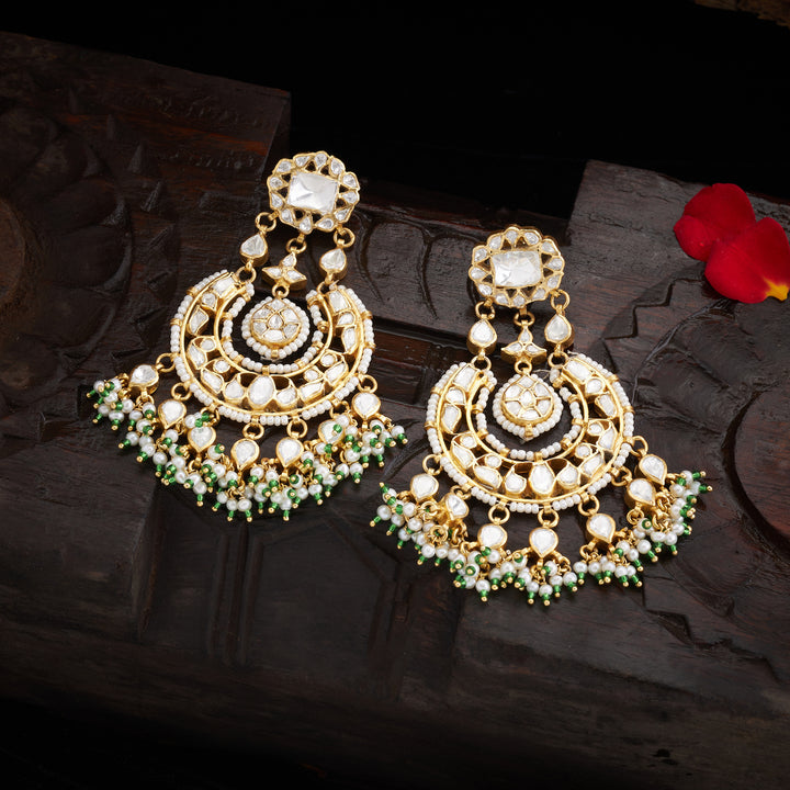 Moissanite Gul Chandbali