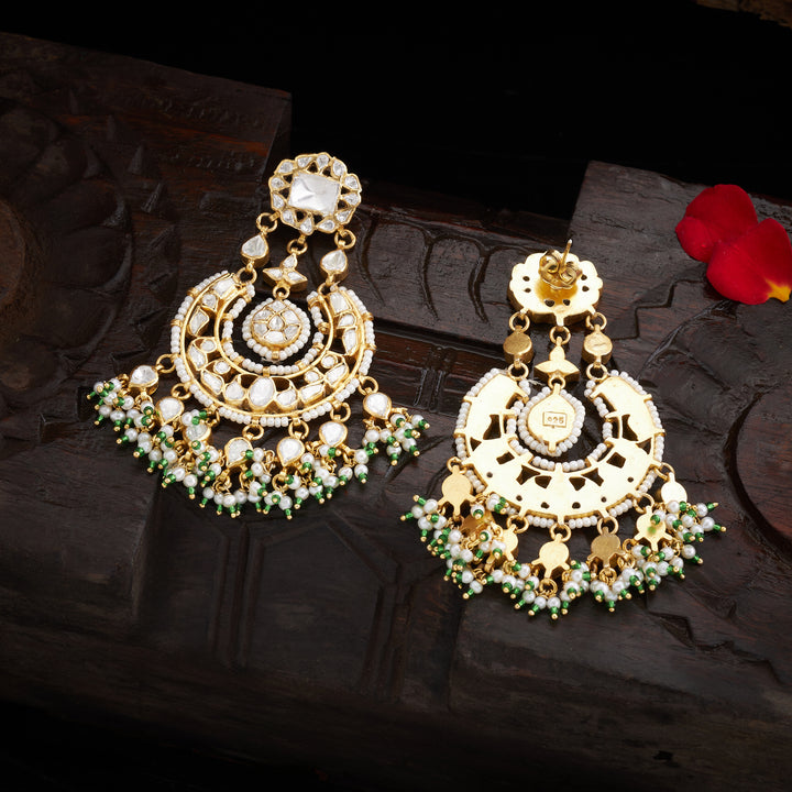 Moissanite Gul Chandbali