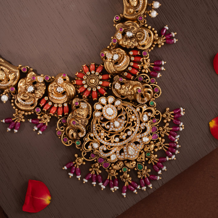 Ishwari Mor Haar Necklace