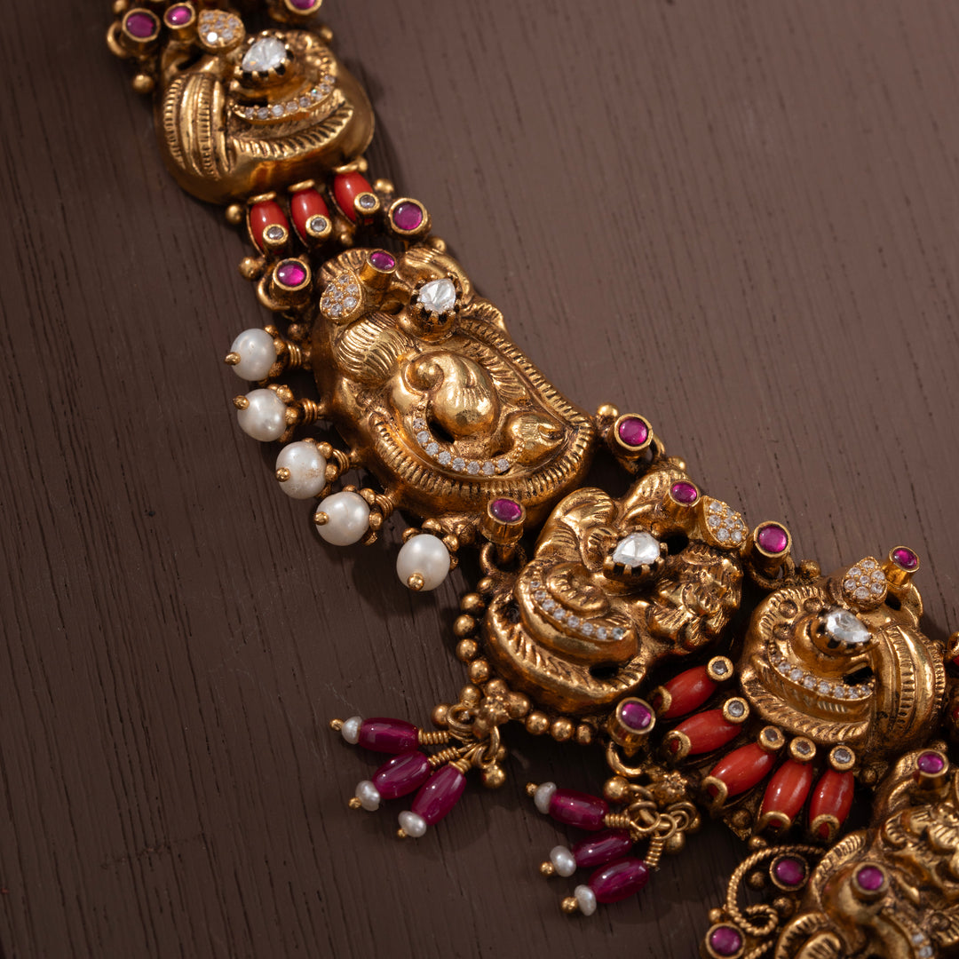 Ishwari Mor Haar Necklace