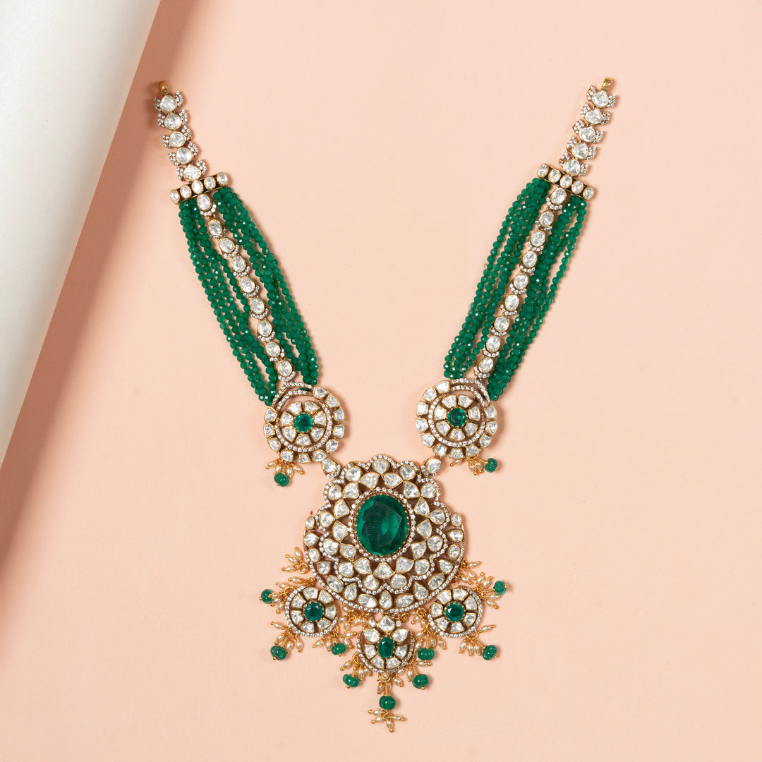 Floramira Polki Necklace Set