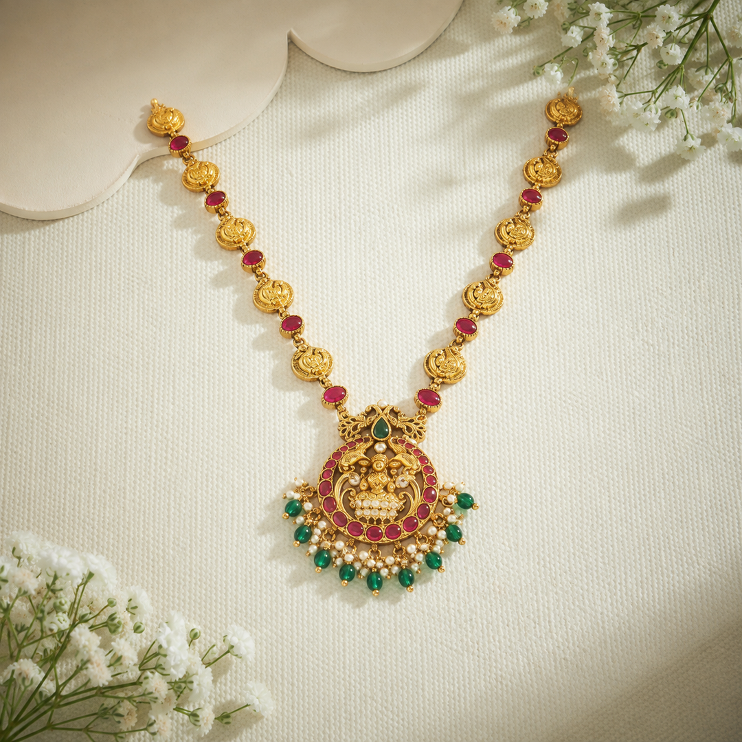 Shree Sampada Temple Necklace