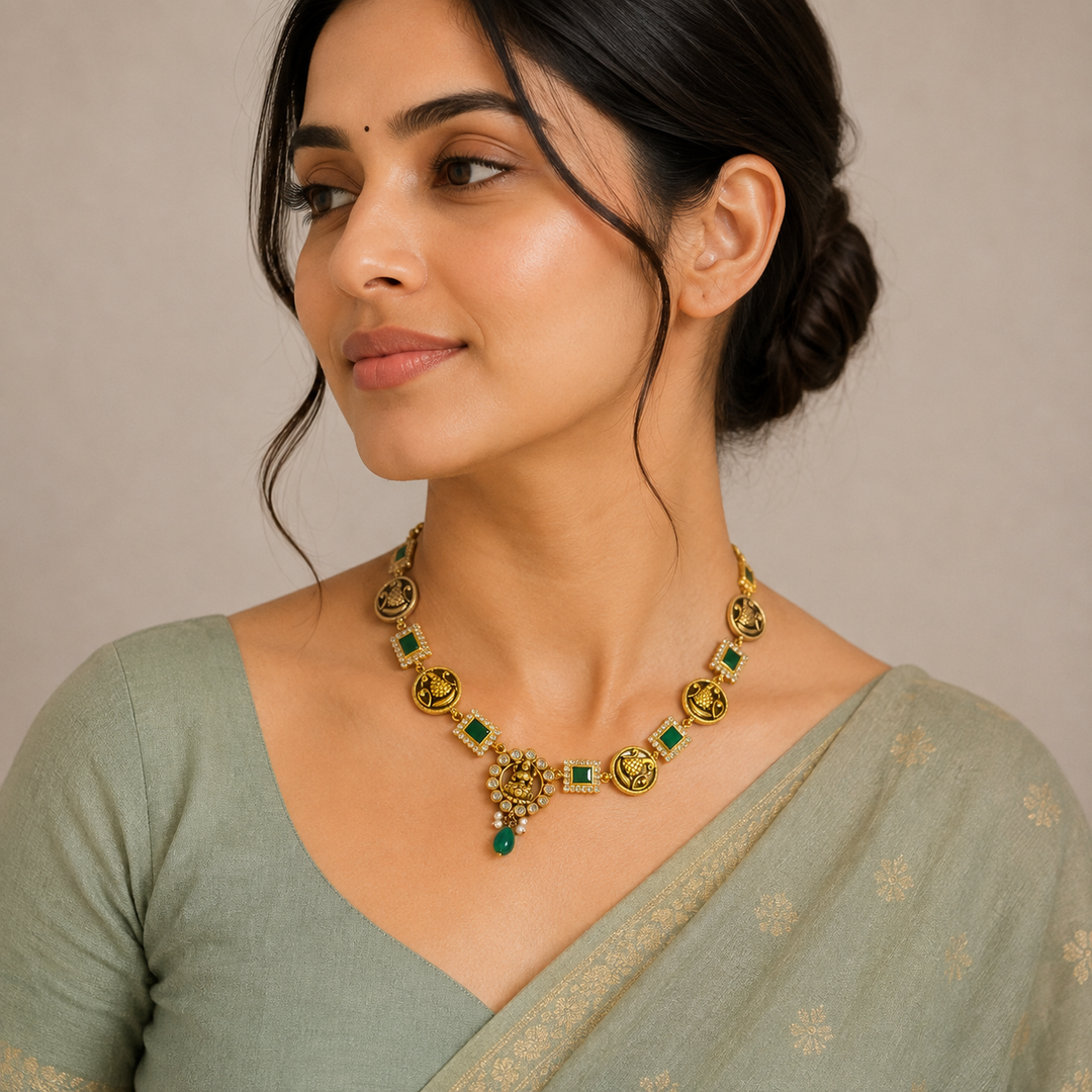Shreenika Temple Necklace