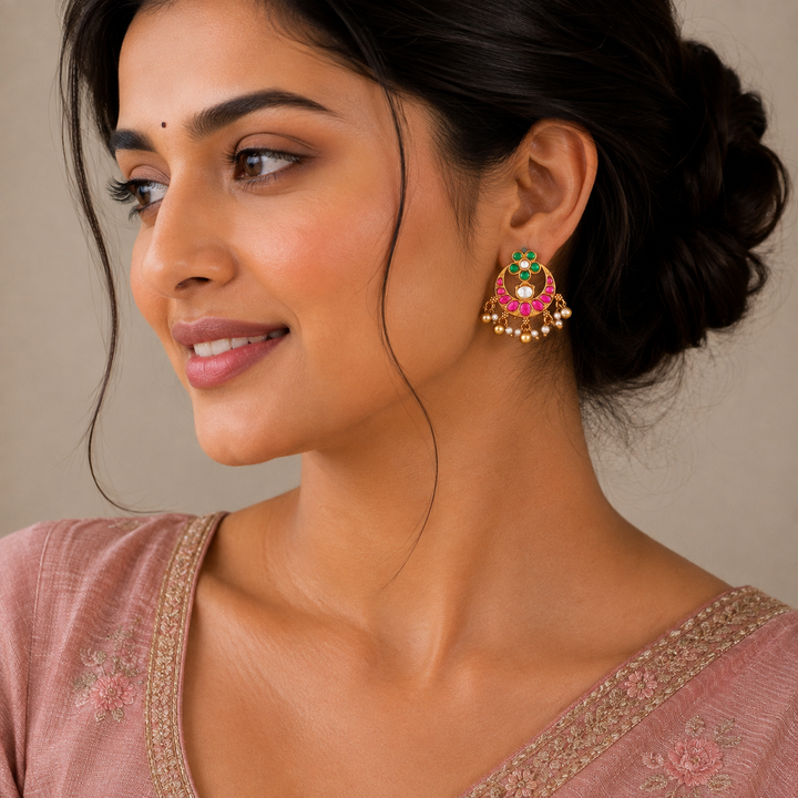 Rajsi Kundan Chandbali
