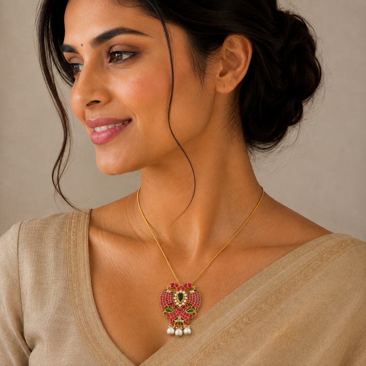 Garudavira Kundan Pendant