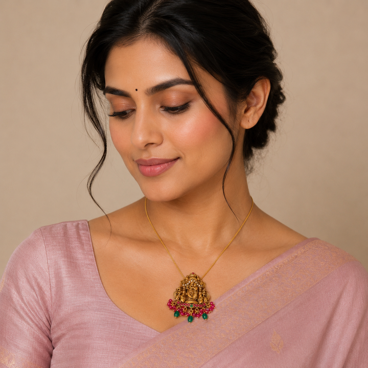 Radha Vallabh Temple Pendant
