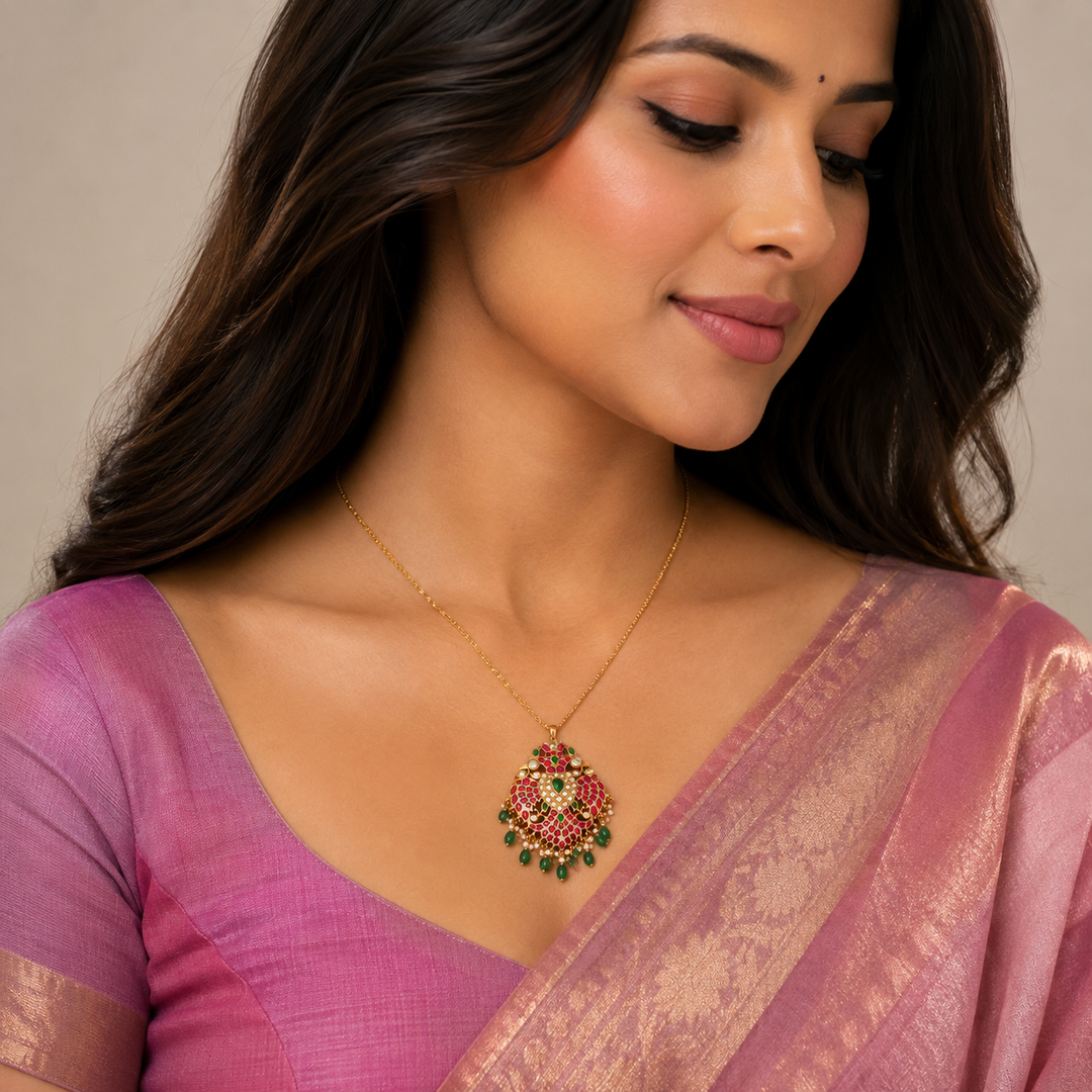 Berushaani Kundan Pendant