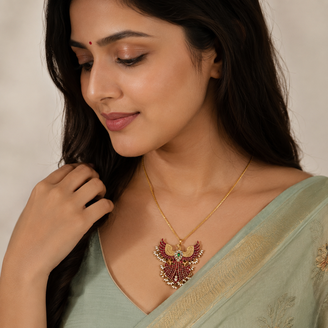 Garudadev Kundan Pendant