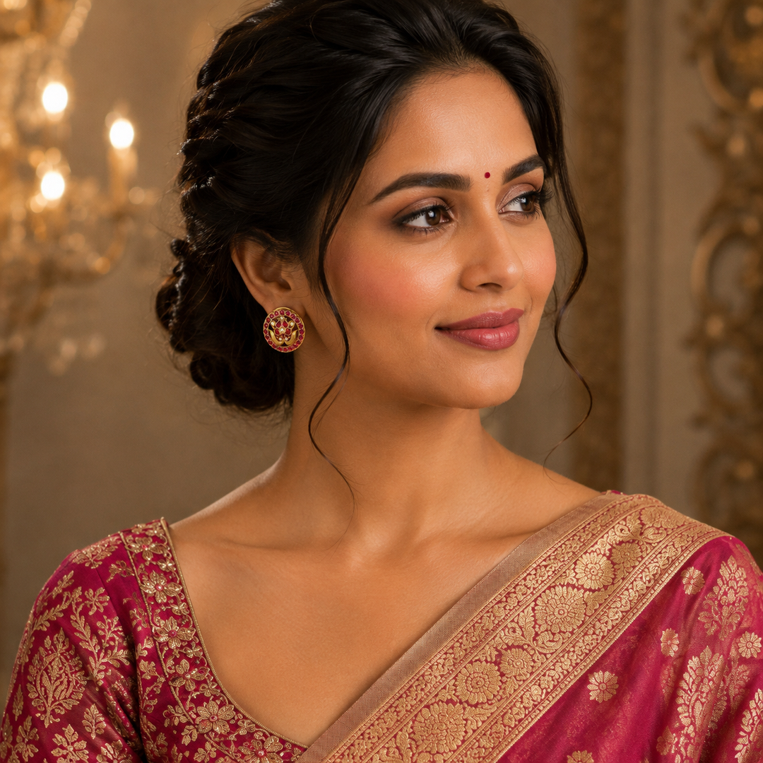 Mayurpriya Kundan Studs