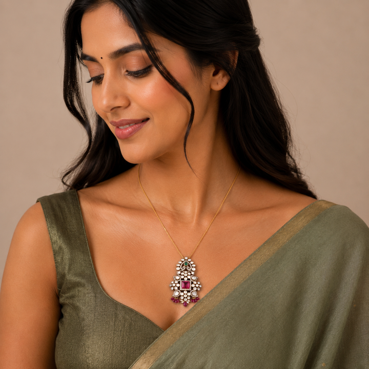 Rubyndra Gemstone Pendant