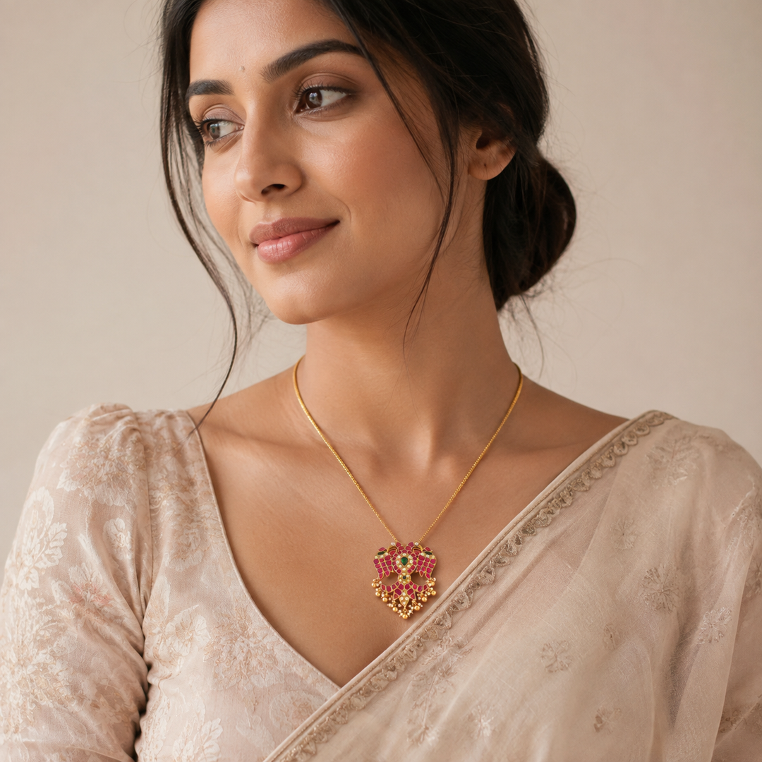 Dakshina Kundan Pendant