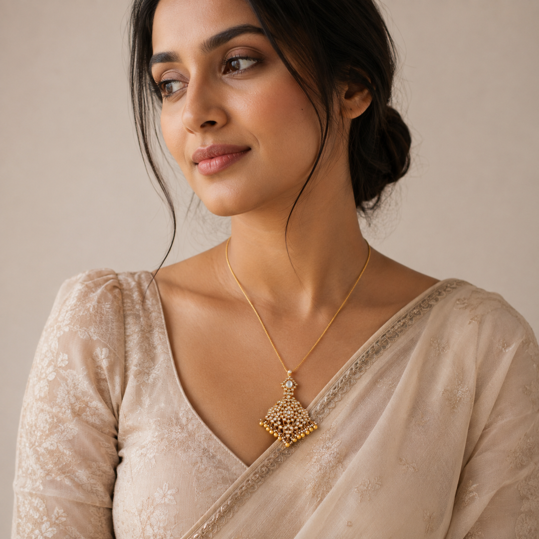 Pakshini Kundan Pendant