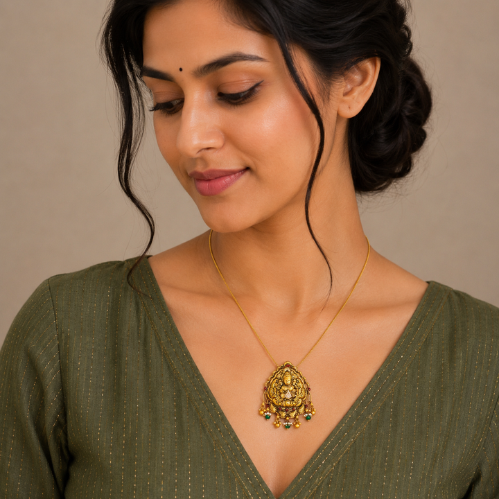 Gaja Lakshmi Pendant
