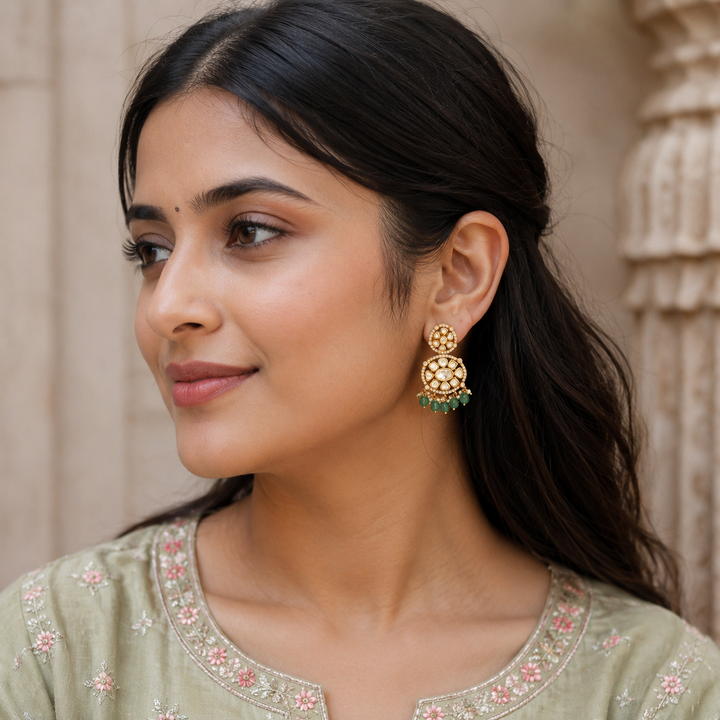 Fleur Royale Moissanite Danglers