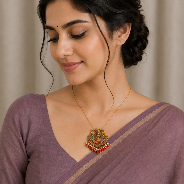 Panchamukhi Lakshmi Pendant