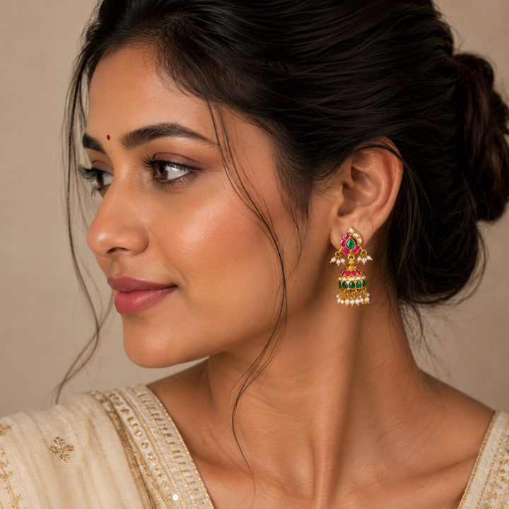 Siri Bloom Kundan Jhumki