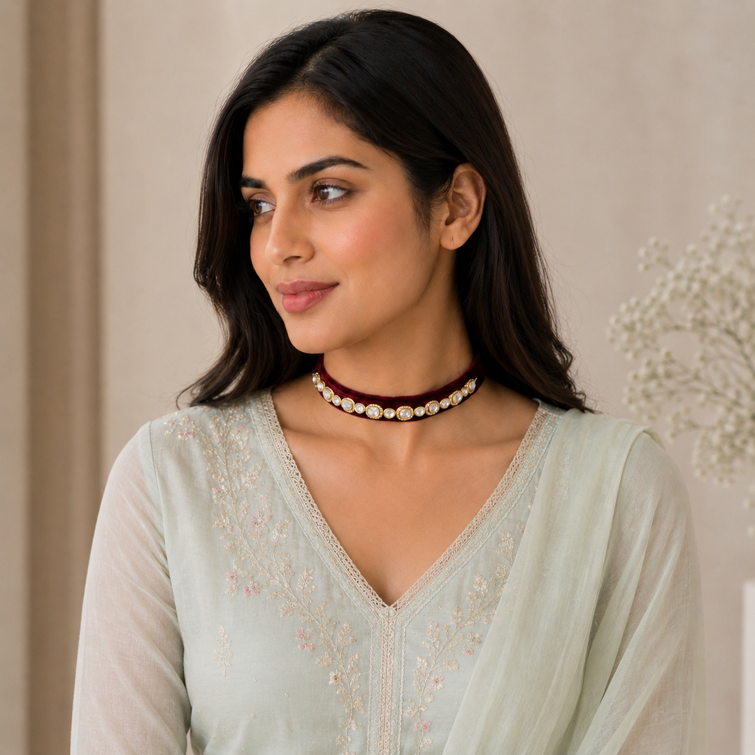 Avira Moissanite Choker