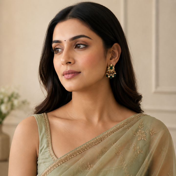 Mallika Kundan Studs