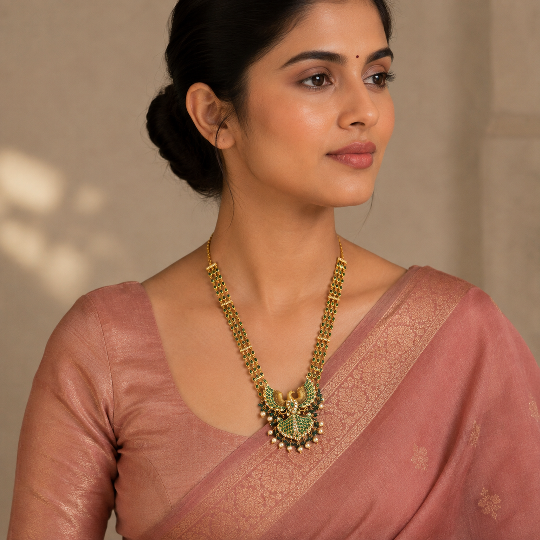 Garuda Reverse Kundan Necklace