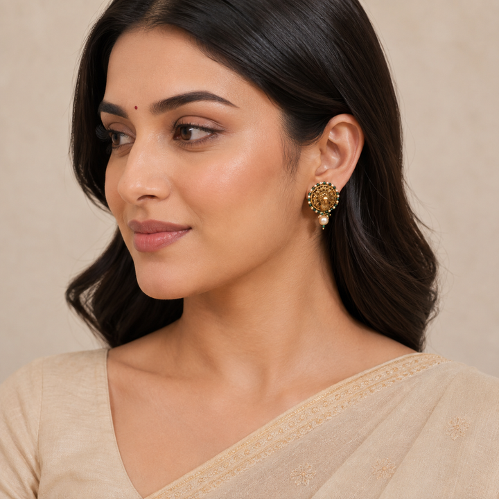 Chandramayura Nakshi Studs