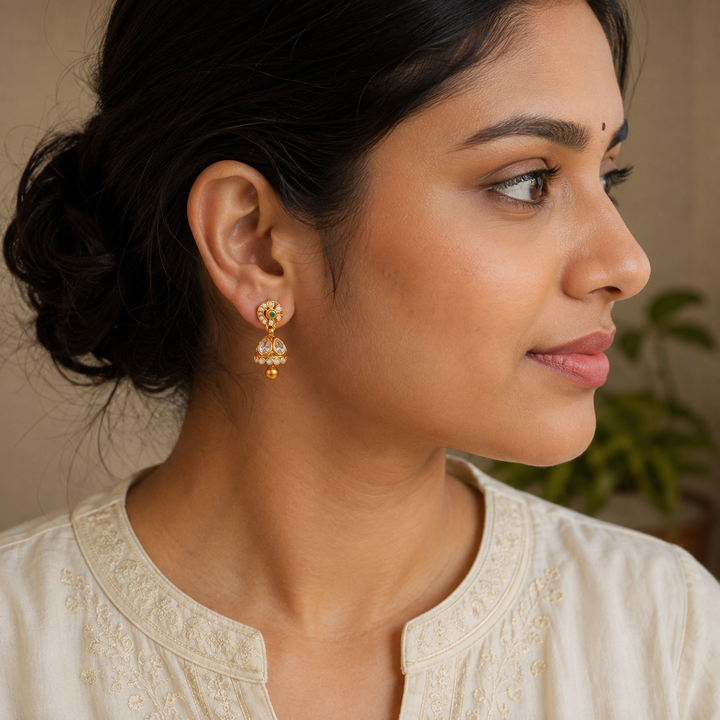 Aadhira Stone Jhumkis
