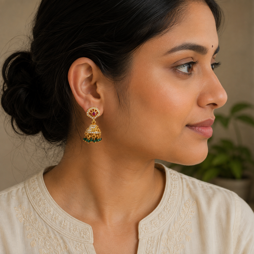 Avani Stone Jhumkis