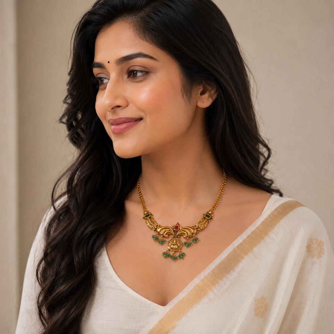 Vamshika Temple Necklace