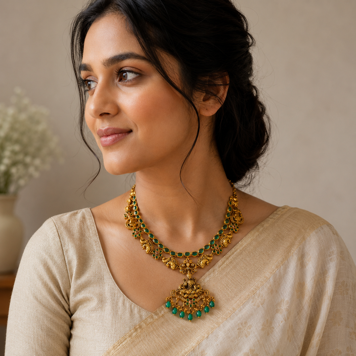 Madhulata Temple Necklace