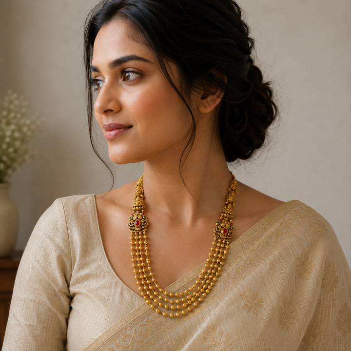 Indrila Temple Necklace